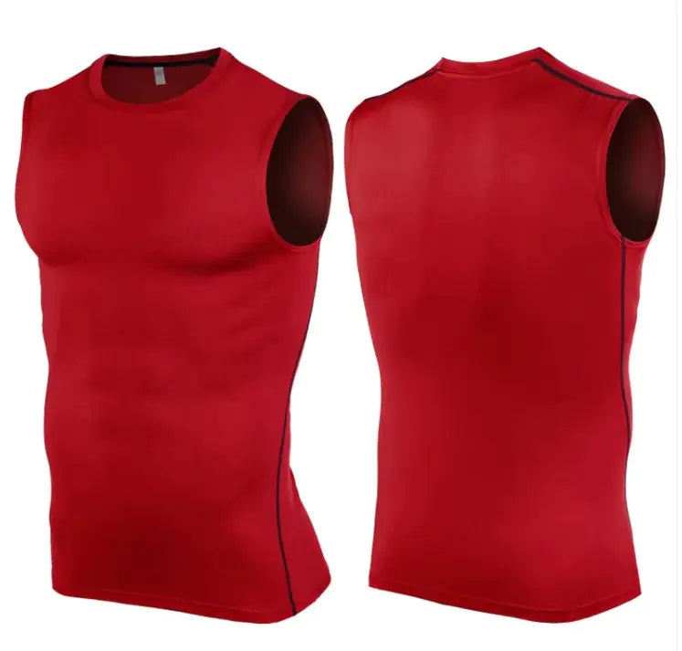 camiseta sin mangas licra